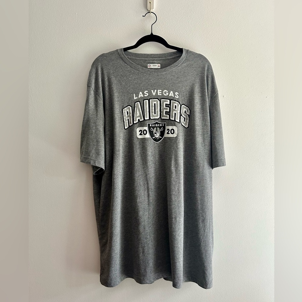 NFL Team Apparel Raiders Gray T-Shirt